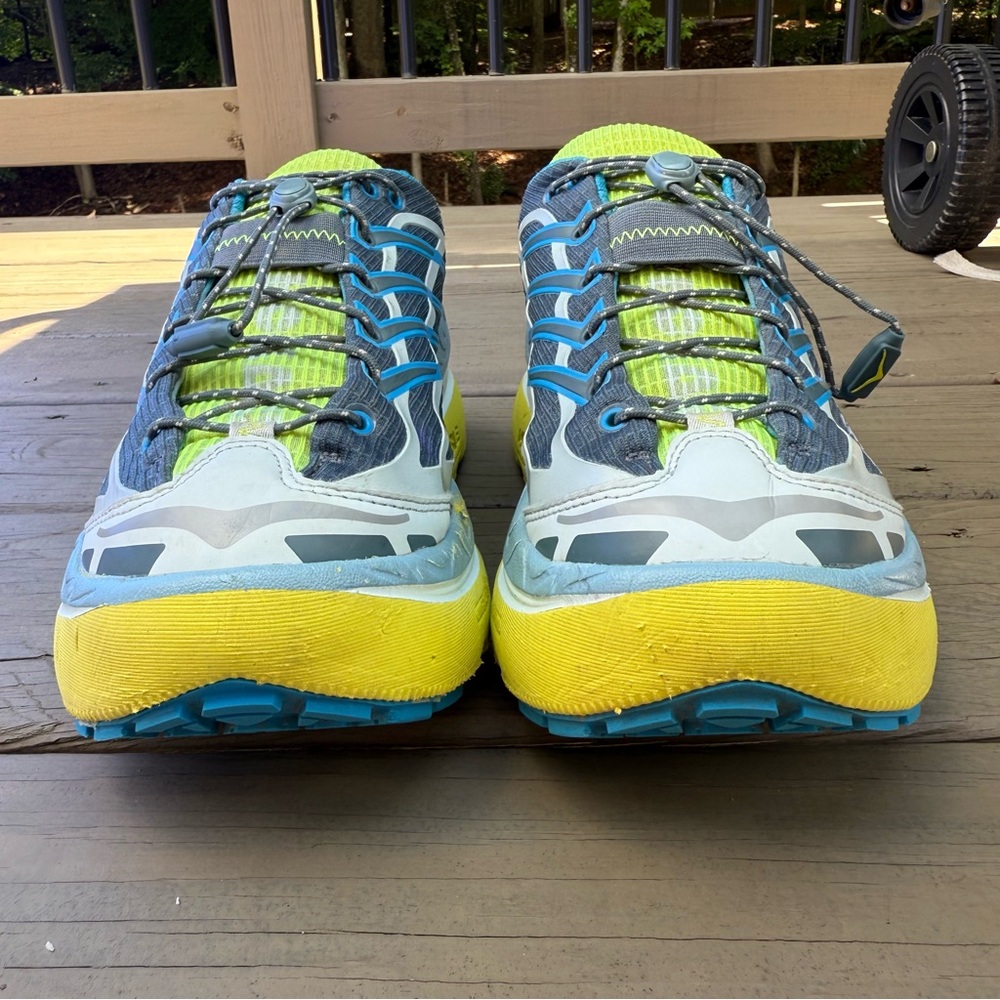 Hoka Mafate Origins trail running shoes in Goblin Blue and Diva Blue size 9 - Picture 5 of 14